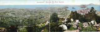 Croatia,  Lussinpiccolo,  Mali Losinj,  Panorama,  Old Double Sided Postcard