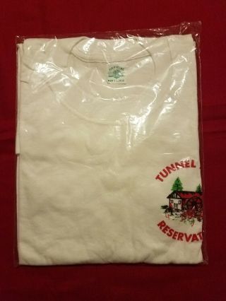In Package Vintage Boy Scout T - Shirt Tunnel Mill Reservation Sz L