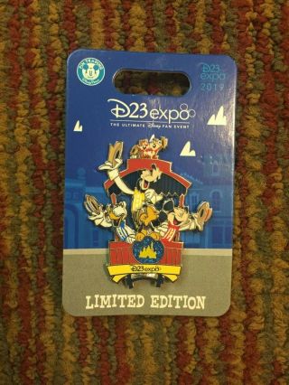 Disney D23 Expo 2019 Dapper Dans Pin - Mickey Donald Goofy Chip Dale Pluto