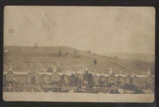 Rp Postcard Spencer Wv 2nd Insane Asylum Hospital Campus Aerial View 1907