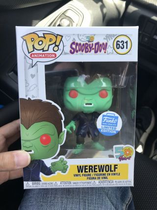 Funko Scooby Doo Werewolf Limited Edition 50 Years Pop In Hand