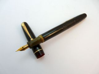 Vintage Mabie Todd Swan Self Filler Fountain Pen With 14ct Swan 1 Nib
