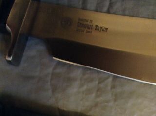 Vintage Smith & Wesson TXRBB Texas Ranger Bowie Knife 2