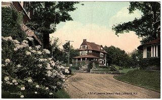 Pre 1916 Postcard View Lowerre Summit Park Road Houses Lowerre York Ny