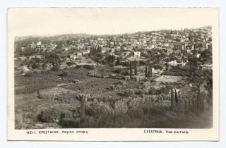 Greece Elis Ileia Krestena Partial View Old Photo Postcard