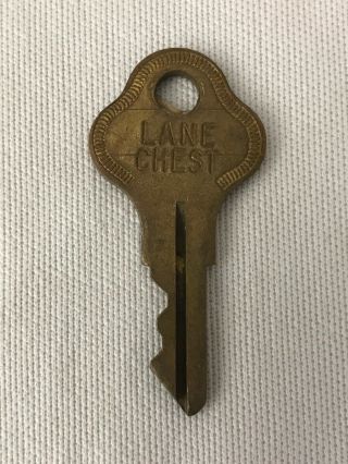 Vintage Lane Cedar Chest Key Unknown Year 1 5/8 " L Key Is Stamped Marked