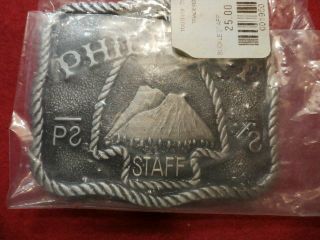 Philmont Scout Ranch Pewter Staff Buckle