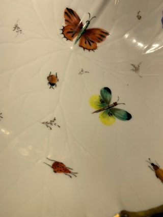 Tiffany & Co.  Private Stock Hand Painted Porcelain Le Tallec Butterfly Dish 4
