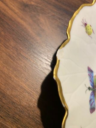 Tiffany & Co.  Private Stock Hand Painted Porcelain Le Tallec Butterfly Dish 5