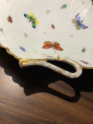 Tiffany & Co.  Private Stock Hand Painted Porcelain Le Tallec Butterfly Dish 7