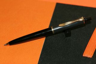 Pelikan Germany Black/dark Gray Old Vintage Ballpoint Pen