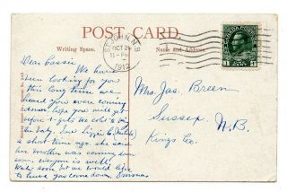 Steamer Ferry LUDLOW St.  John River NB Canada 1912 Montreal Import Co.  Postcard 2