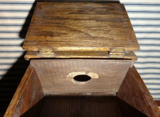 Vintage Wood Black Ball Ballot Voting Box w/Marbles Masonic Lodge Fraternal Org 6