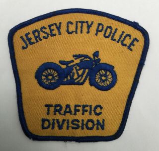 Jersey City Police Traffic Division,  Jersey Old Cheesecloth Shoulder Patch