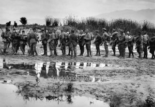 Photo.  1913.  Greek Soldiers At Strymon River