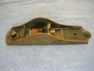 Vtg Stanley Bailey No.  4 Wood Hand Plane - Iron Base (only)