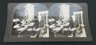 Keystone,  Washington D.  C. ,  Calvin Coolidge,  30th President Of Us,  Stereoview