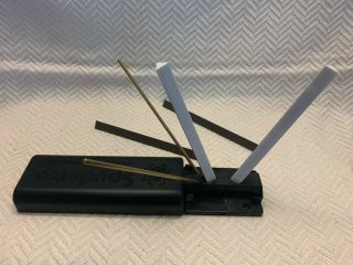 Spyderco Triangle Sharpmaker Knife Sharpener Includes Instructional Dvd