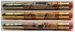 Restored Vintage Bullet Pencil - Boulder Dam Ef - 1146