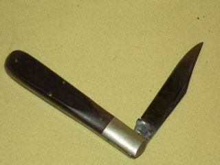 1975 Case Xx 6143 Grand Daddy Barlow Knife 5  Vintage Folder Single Blade
