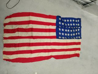 3 Vintage 48 Star American Flags Two At 5 