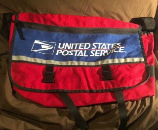Usps United States Postal Service Mail Man Bag Carrier Satchel Messenger