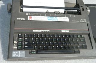 Brother AX - 22 Electronic Typewriter Word Correct - Good 2