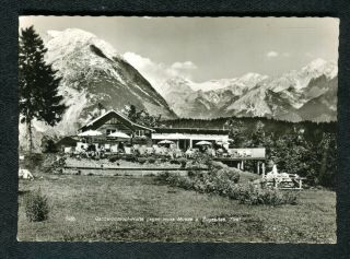 Posted 1970s Gschwandkopf Hutte Resort & Mount Zugspitze