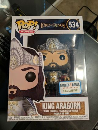 Funko Pop King Aragorn - Lord Of The Rings - 534 Barnes & Noble Exclusive