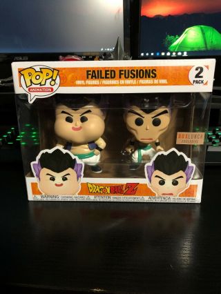 Dragon Ball Z Failed Fusion Gotenks 2 Pack Boxlunch Exclusive Funko Pop In Hand