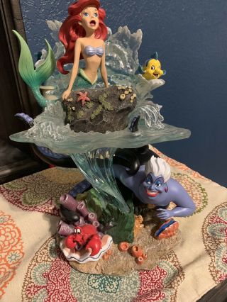 Disney The Little Mermaid Part Of Her World Ariel Sculpture Bradford Exchange