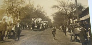 C.  1915 Abbeville Sc Carolina Rppc Real Photo Street Parade Fair Postcard - 2