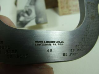 Brown & Sharpe No 48 Micrometer Caliper 1 " To 2 "