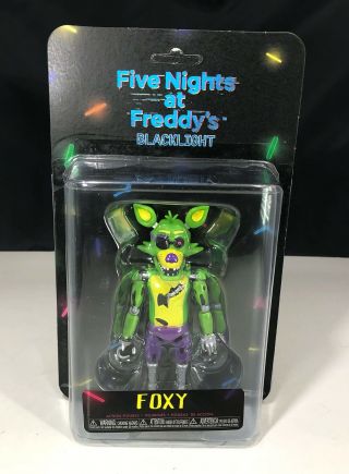 Five Nights At Freddys Blacklight Foxy Figure Fnaf