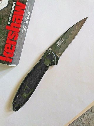 Kershaw 1660CBBW Ken Onion Leek Folding Knife With SpeedSafe 2