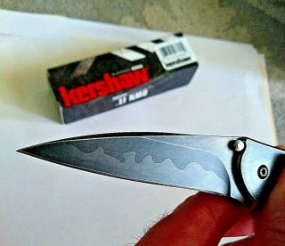 Kershaw 1660CBBW Ken Onion Leek Folding Knife With SpeedSafe 3