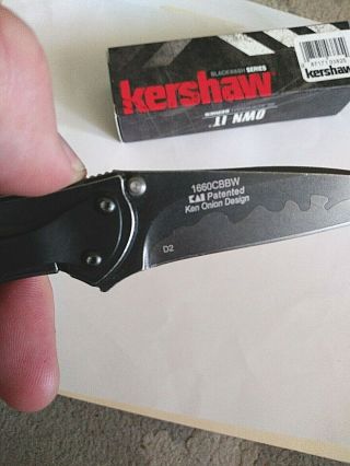 Kershaw 1660CBBW Ken Onion Leek Folding Knife With SpeedSafe 4