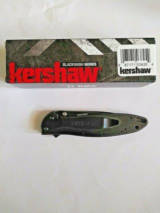 Kershaw 1660CBBW Ken Onion Leek Folding Knife With SpeedSafe 6