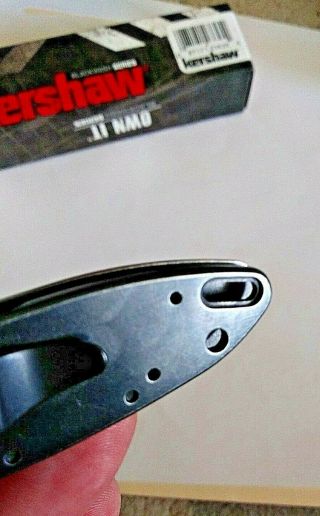 Kershaw 1660CBBW Ken Onion Leek Folding Knife With SpeedSafe 8