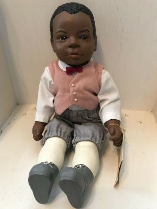 Very Rare All God’s Children Jeremy Twin Doll Martha Holcombe Black Am Figurine