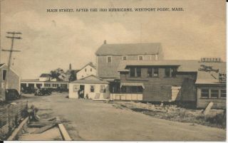 Old Westport Point Ma Mass Main Street After The 1938 Hurricane Laura 