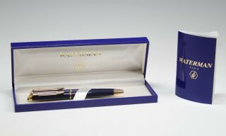 Blue Waterman Ball Point Pen And Pencil Set