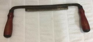 Vintage 8 " Bridge Tool Co.  High - Grade Steel Draw Knife - Woodworking Tool