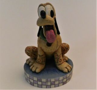 Disney Showcase Traditions Jim Shore Loyal Pluto Dog 4009256
