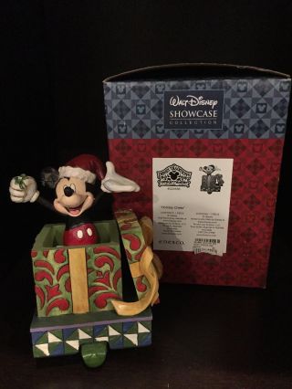 Jim Shore Disney Traditions Mickey Mouse Christmas Stocking Holder