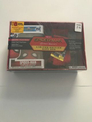 Funko Pop Spider - Man Upside Down 259 Homecoming Limited Edition Gift Box Blu Ray