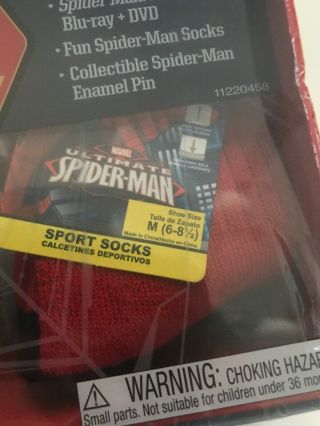 Funko Pop Spider - Man upside down 259 Homecoming Limited Edition Gift Box Blu Ray 7