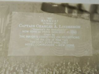 1927 Charles A.  Lindbergh Reception - Panoramic Photograph 2