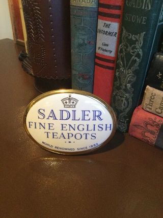 Sadler Porcelain Ceramic Fine English Teapots Advertising Sign