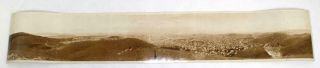 Rare C.  1915 San Francisco From Twin Peaks Panoramic Photo 48 " X 8 "